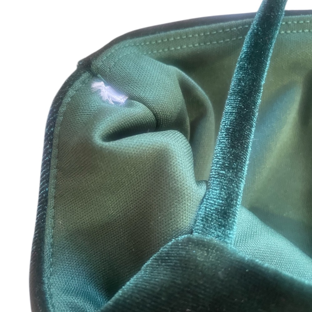 Lulus Undeniably Cute Emerald Green Velvet
Bow Bodysuit,Medium - Picture 6 of 9